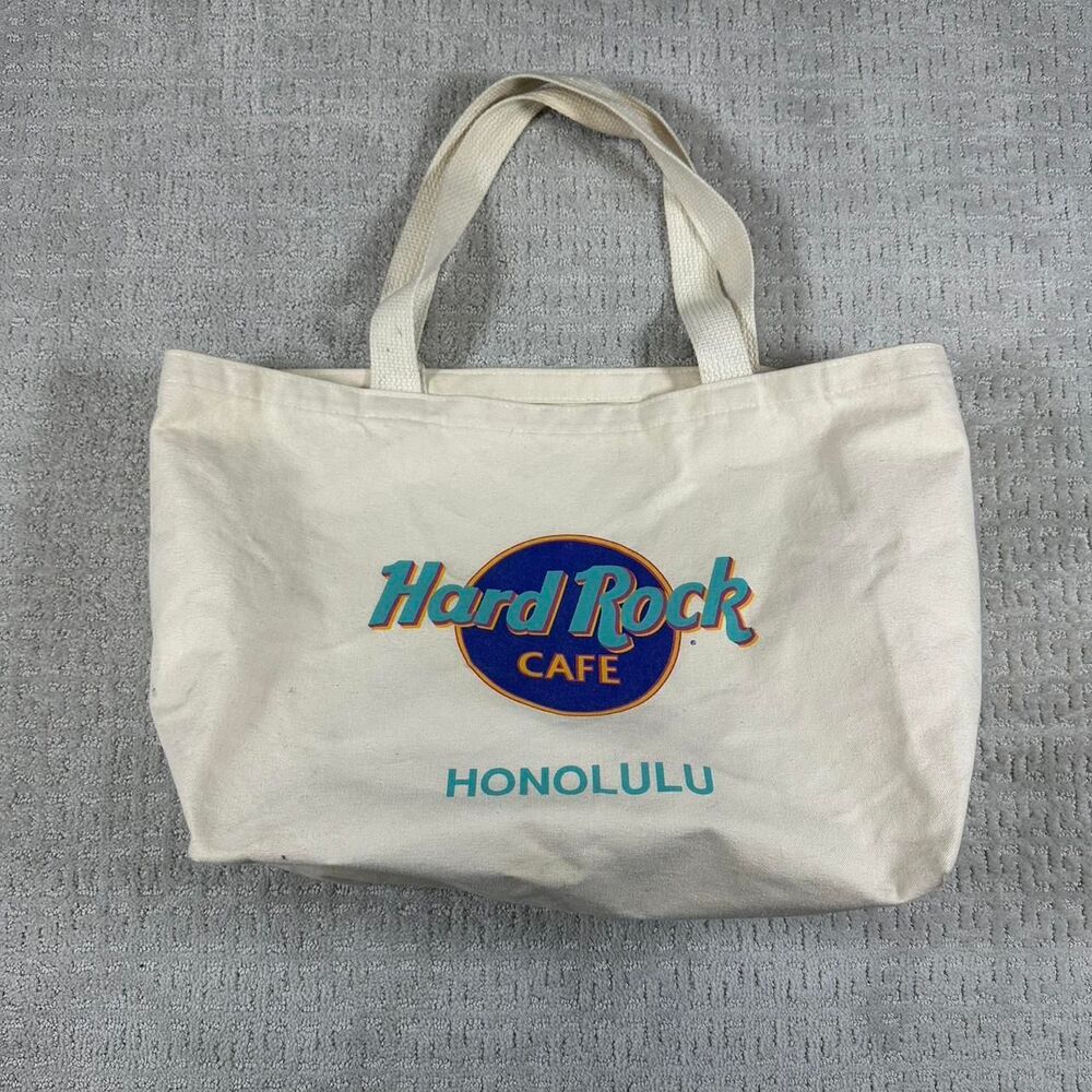 Hard-rock-cafe Women's Cream and White Bag